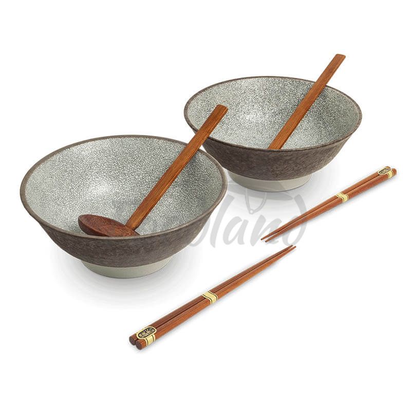 Ramen Bowl and Spoon - Set of 2