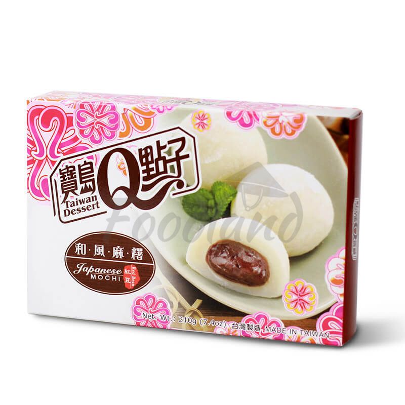 Japanese Mochi cake with red bean Q brand 210g | Foodland