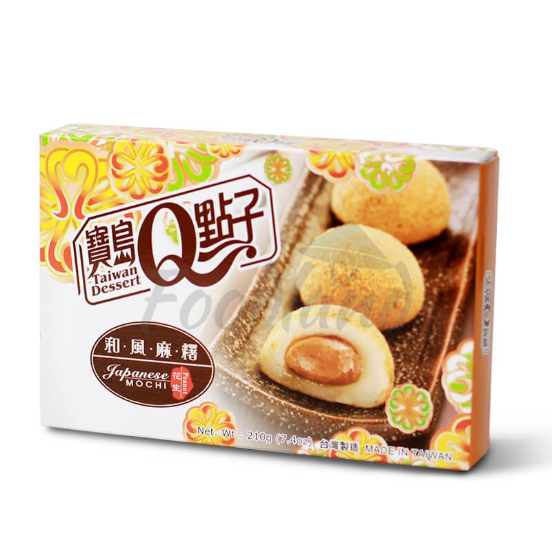 Japanese Mochi cake with peanuts Q Brand 210 g | Foodland