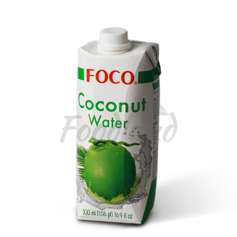 Acqua di Cocco 100% 500 ml, Foco Thailandia