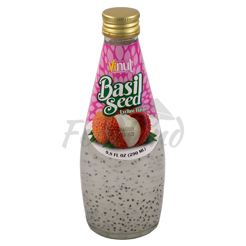 Drink with basil seeds lychee VINUT 290 ml Foodland