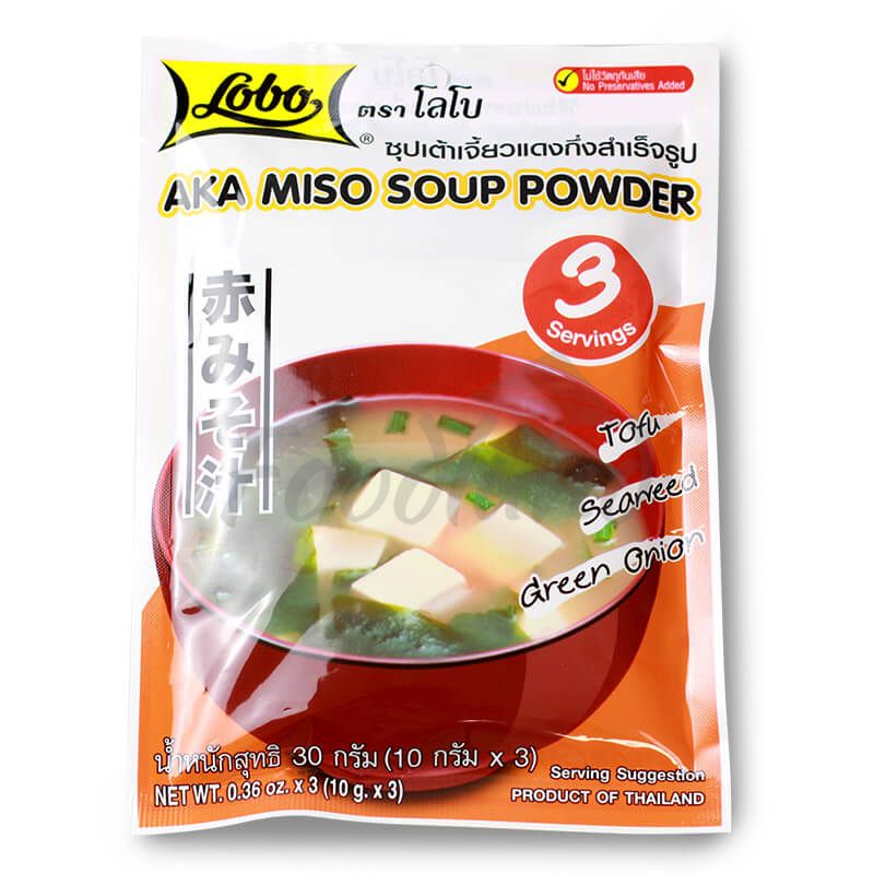 AKA MISO tofu soup powder  LOBO 30g