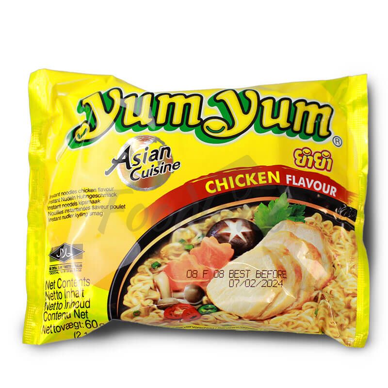 Instant noodle soup chicken flavour YUM YUM 60g