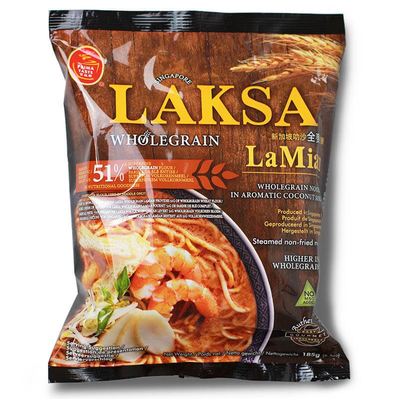 Laksa La Mian - Wholegrain noodles Prima Taste, 185g