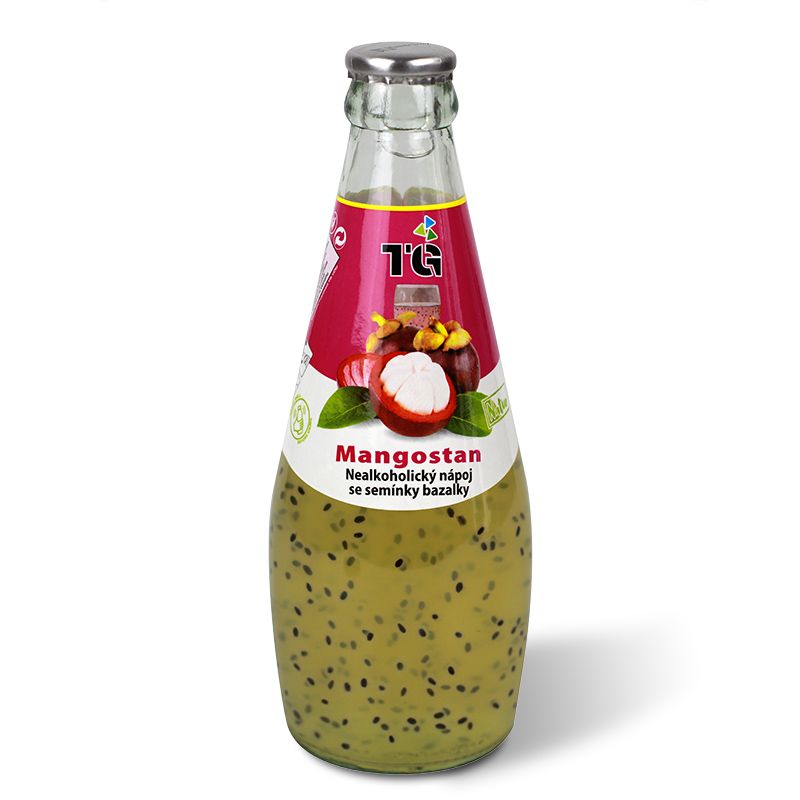 Basil seeds drink mangosteen flavour TG 290ml Foodland