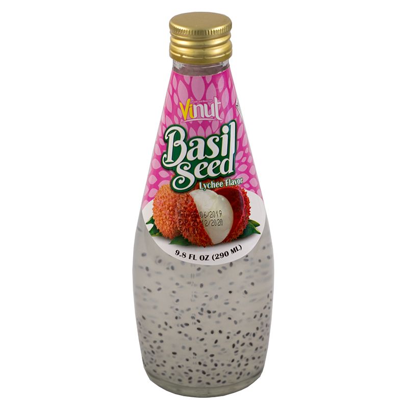 Drink with basil seeds lychee VINUT 290 ml Foodland