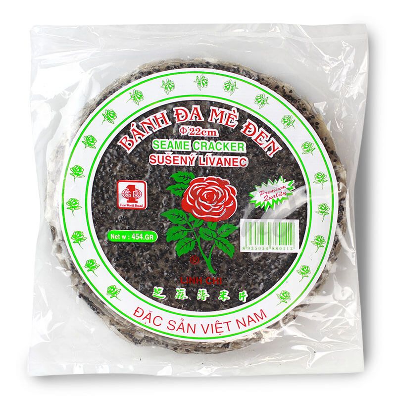 Black sesame rice crackers GIA BAO 454g