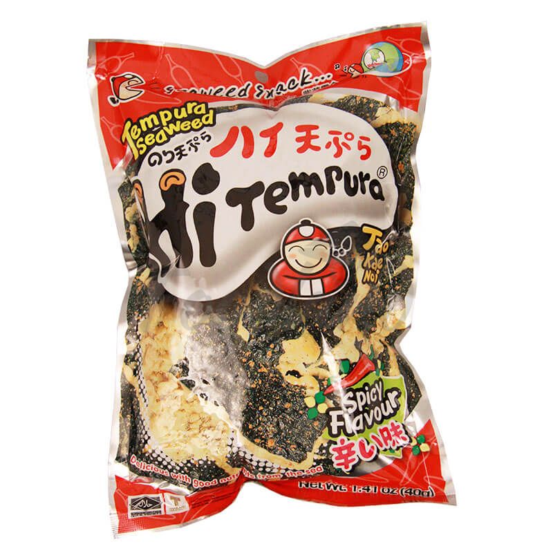 TAO KAE NOI Hi Tempura Seaweed Spicy Flavor 40g